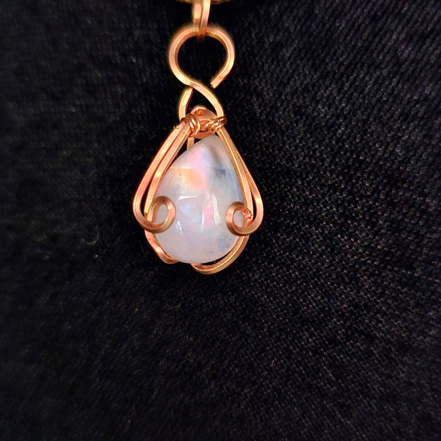 Petite Moonstone Teardrop Pendant