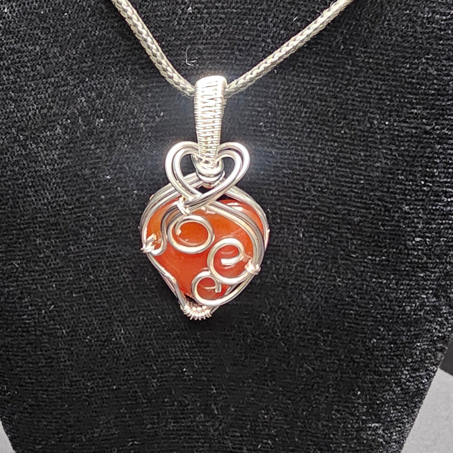 Red Jasper Heart of Chaos Pendant