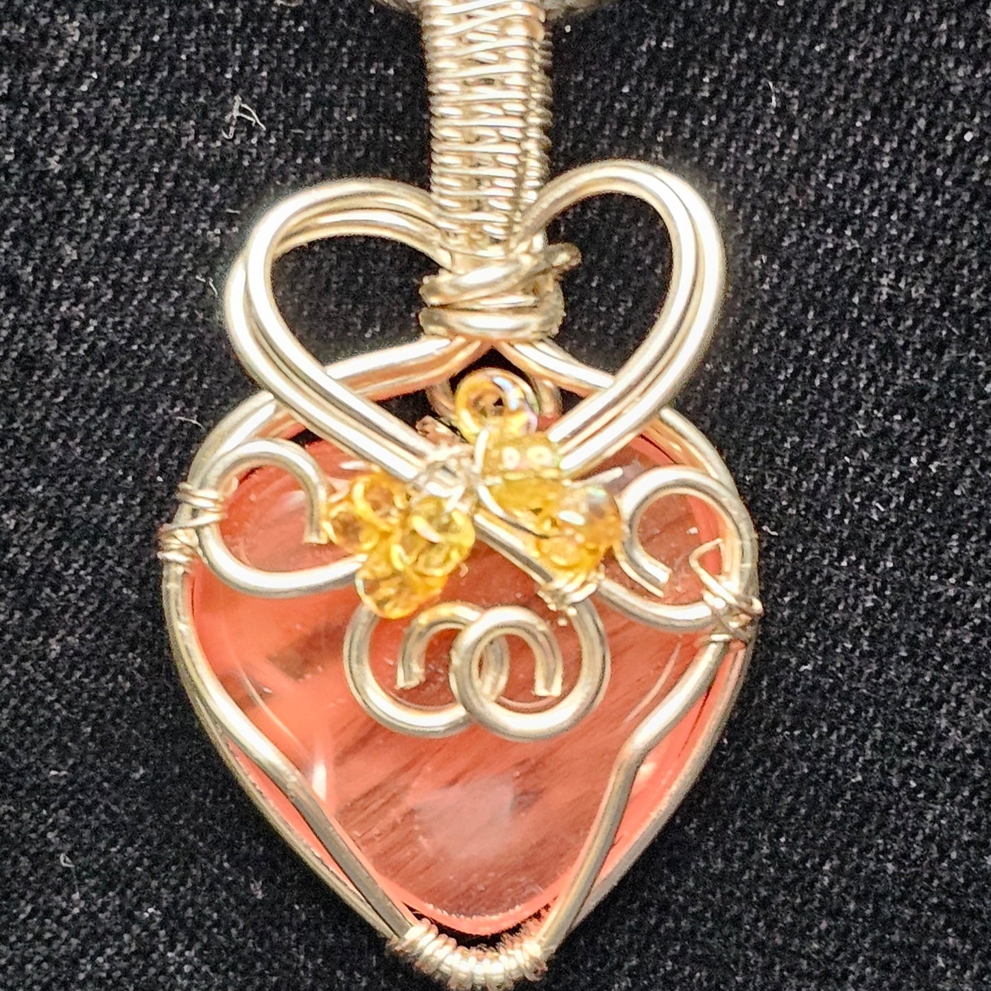 Cherry Quartz Lemon Pendant