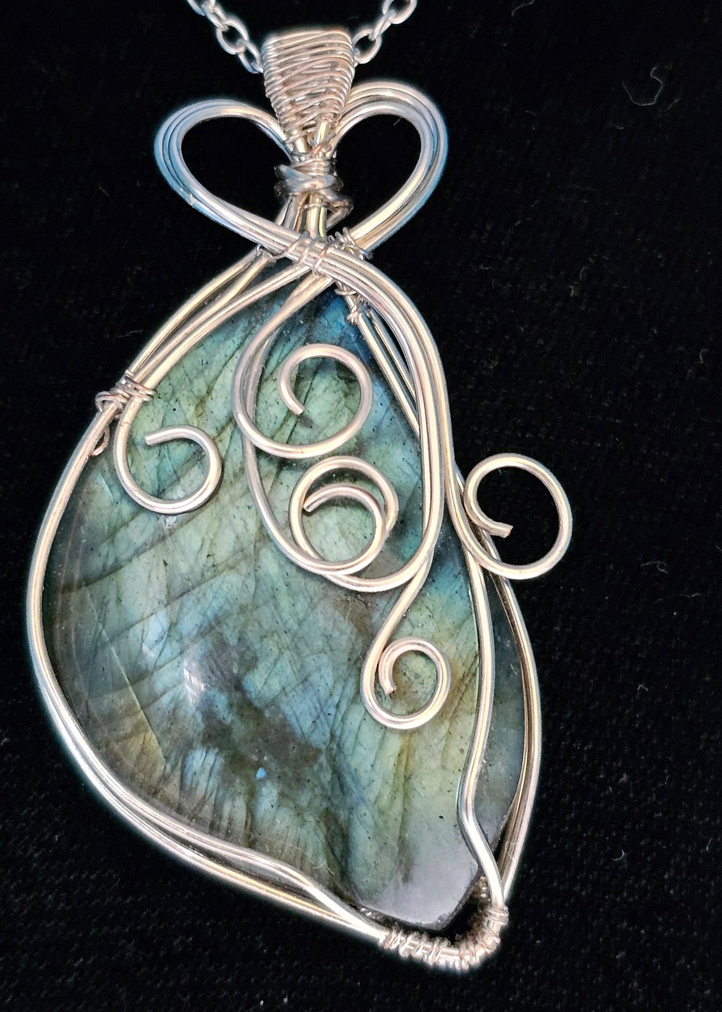 Labradorite Magic Swirls Pendant