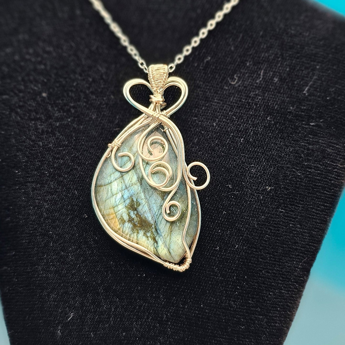 Labradorite Magic Swirls Pendant