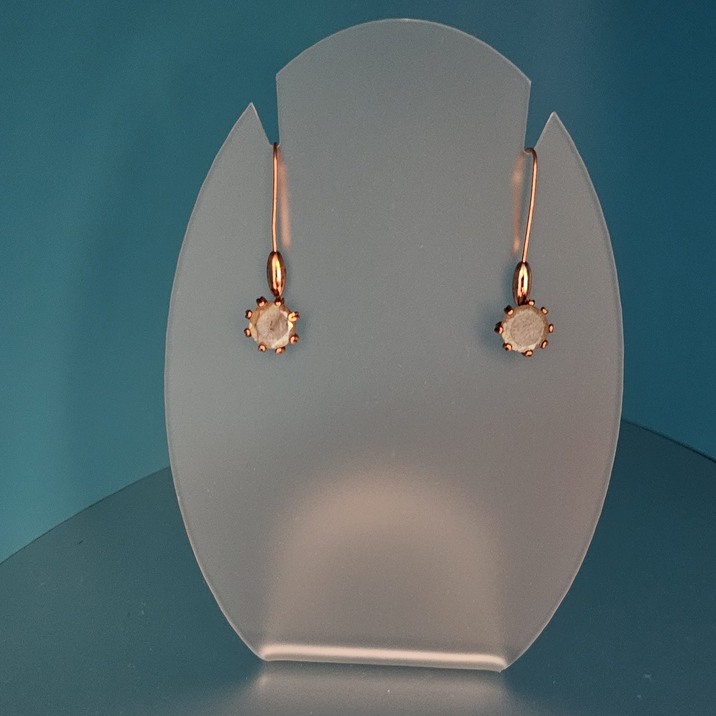 Labradorite Loves Copper Dangle Earrings