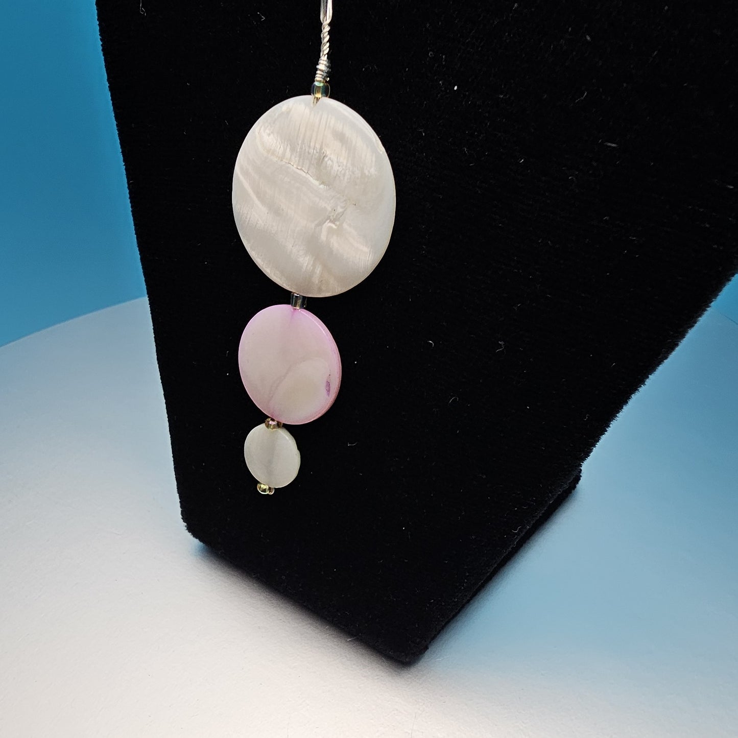 Pink and White Summer Elegance Pendant