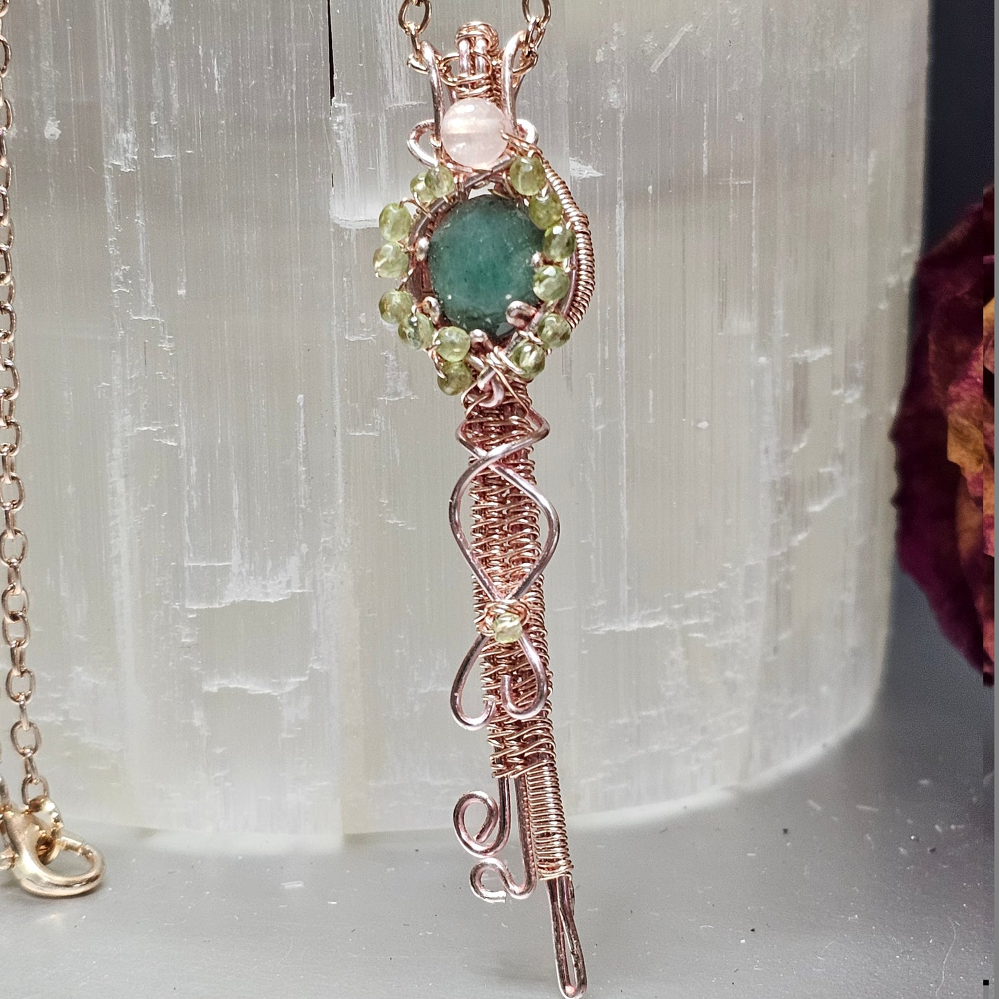 The Key of Luck and Success Pendant