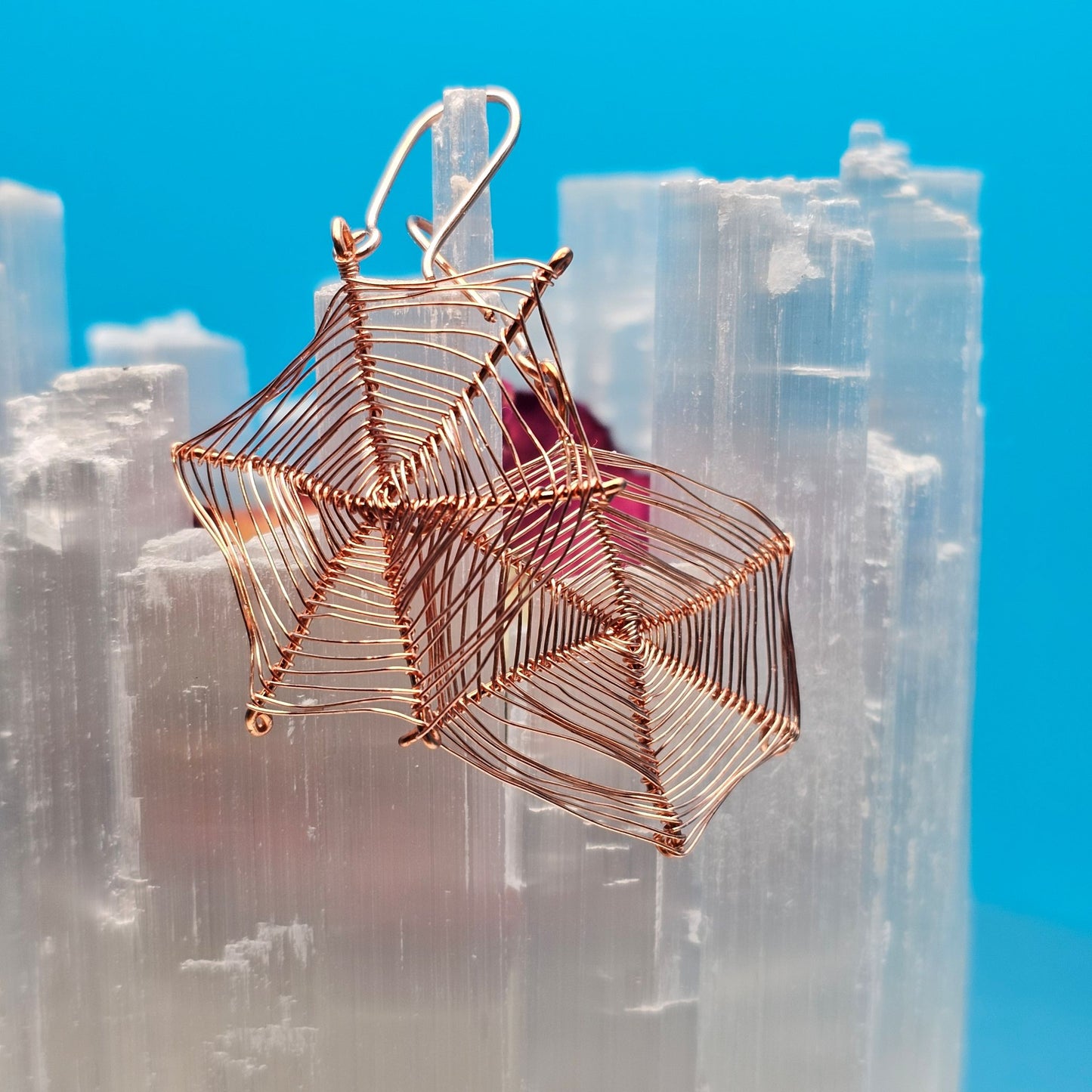 Spider Web Earrings