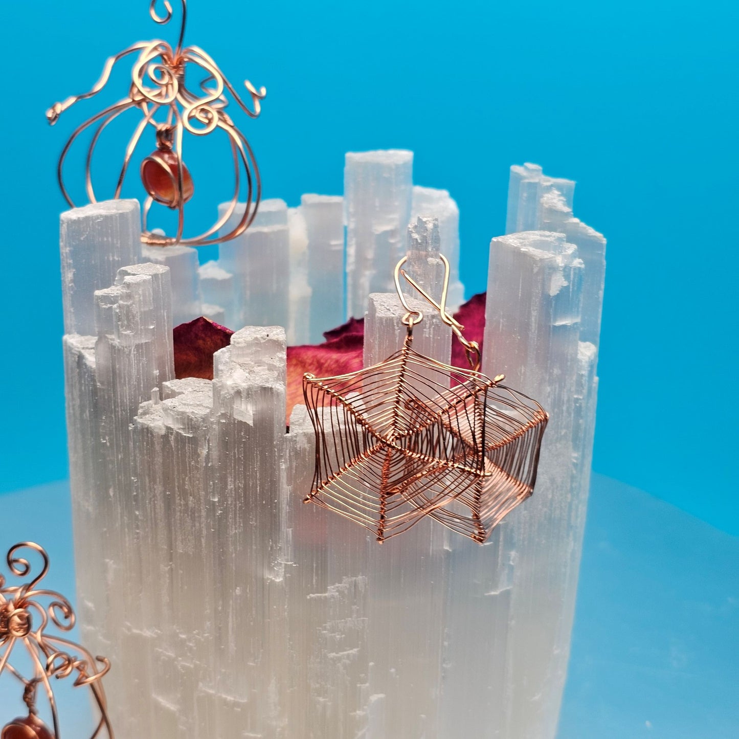 Spider Web Earrings