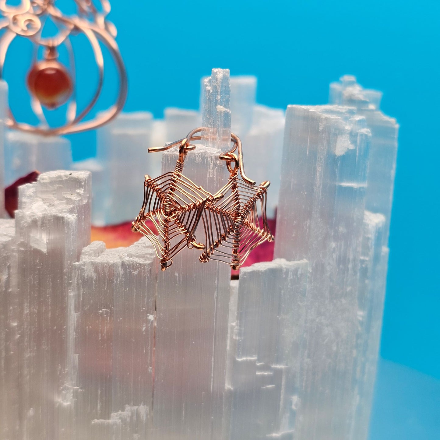 Spider Web Earrings