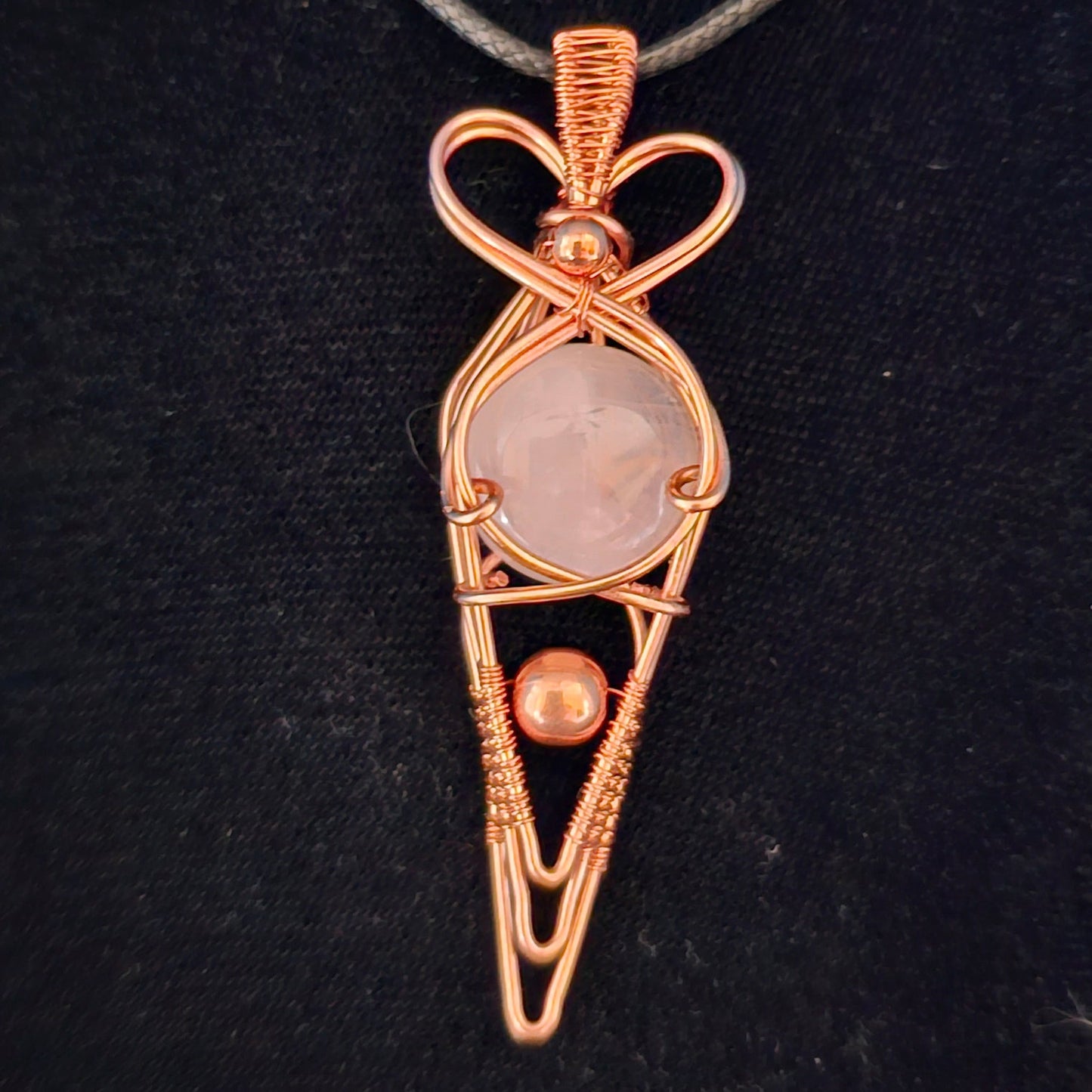 Rose Quartz Point Pendant