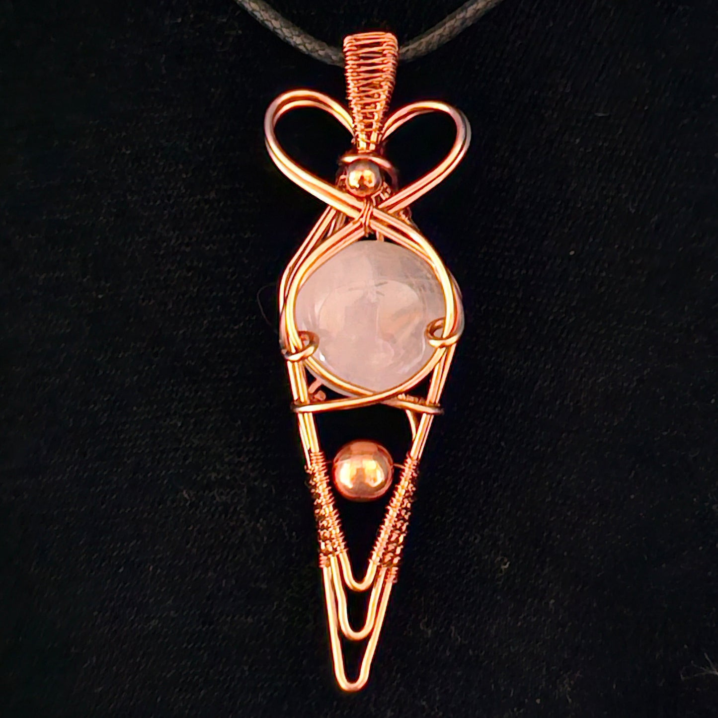 Rose Quartz Point Pendant