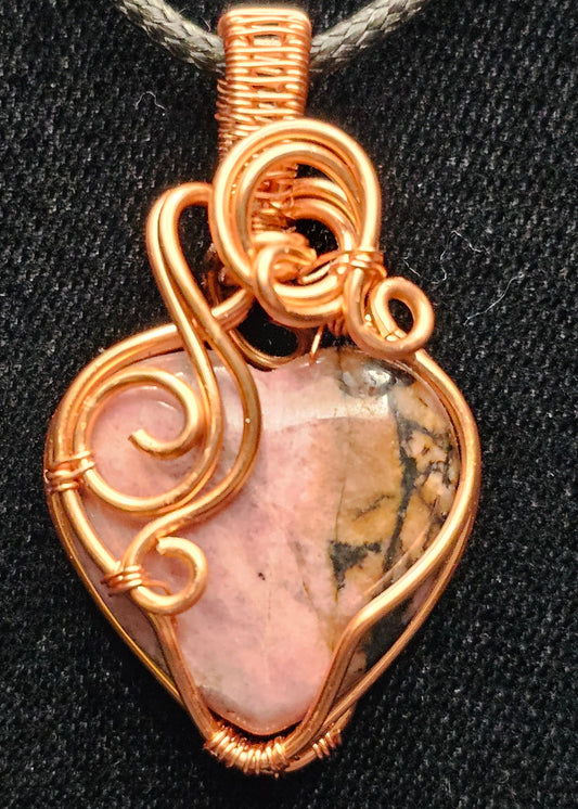 Unakite Heart of Chaos Pendant