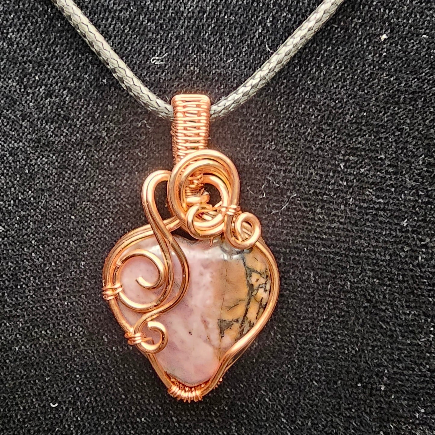 Unakite Heart of Chaos Pendant