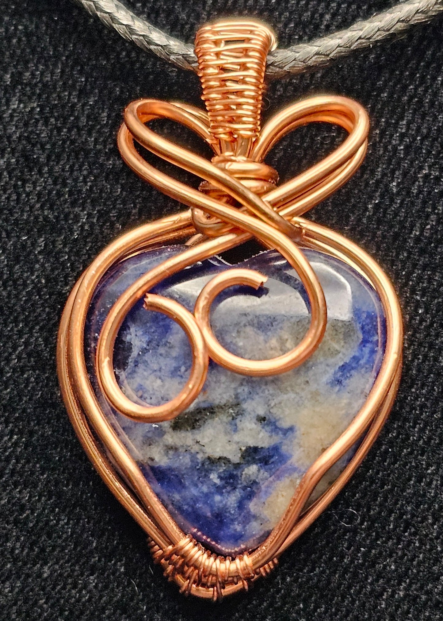 Sodalite Heart Pendant
