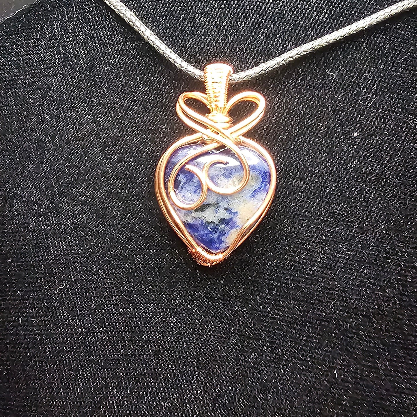 Sodalite Heart Pendant