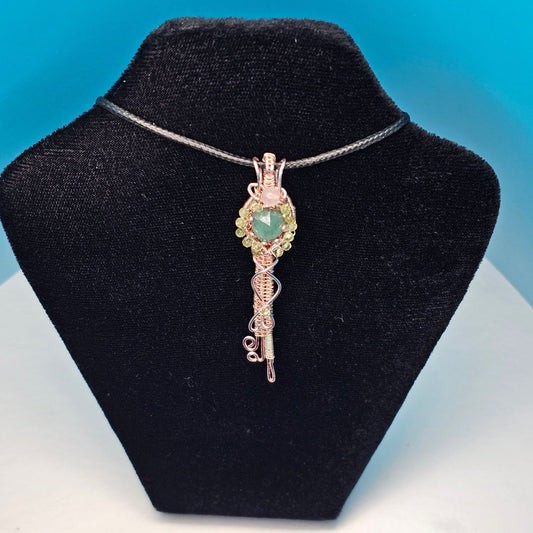 The Key of Luck and Success Pendant