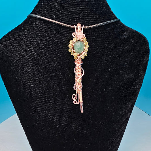 The Key of Luck and Success Pendant