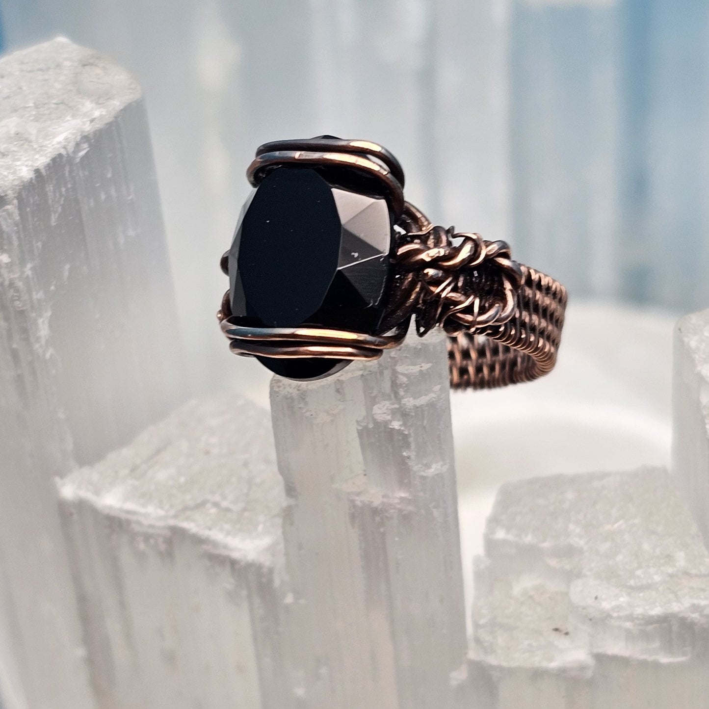 Black Onyx Ring - Size 5.5