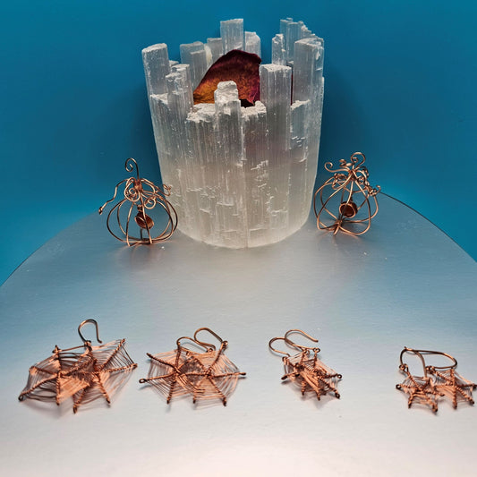 Spider Web Earrings