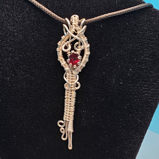 Key of Protection and Strength Pendant