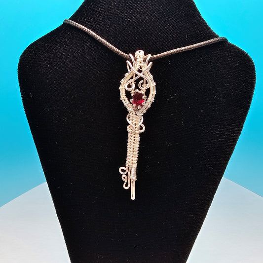 Key of Protection and Strength Pendant
