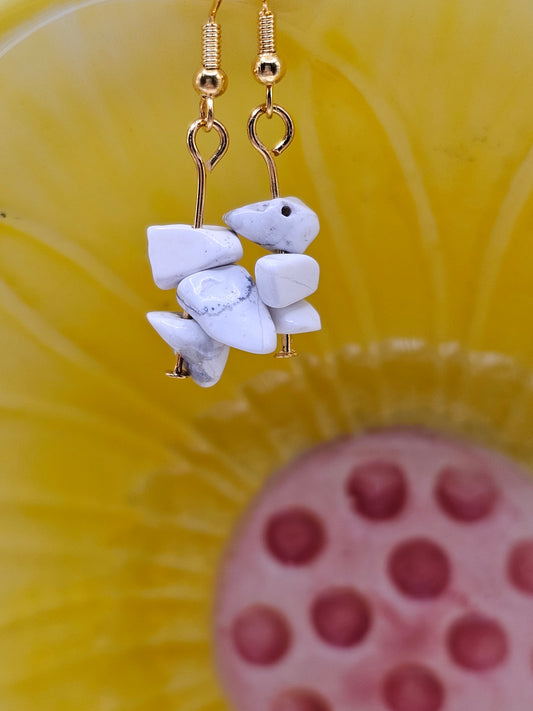 Howlite Earrings