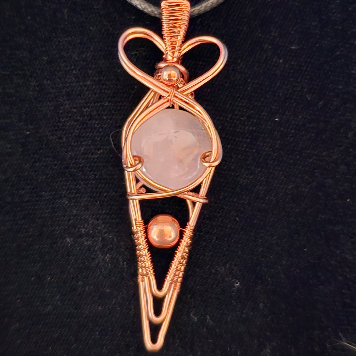 Rose Quartz Point Pendant